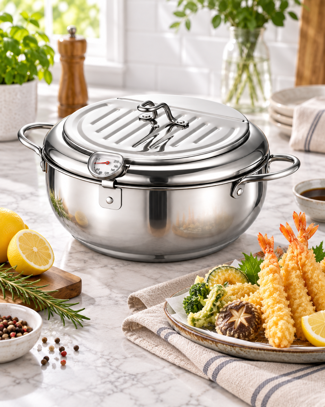 Stainless Steal Tempura Fryer