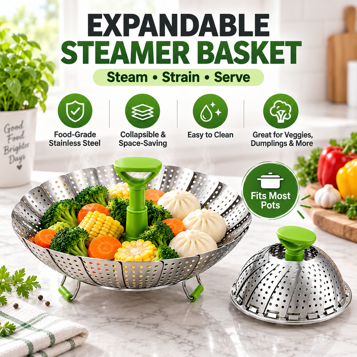 Expandable Steamer Basket