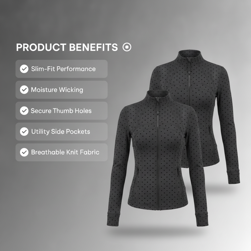 Naevo Black Polka Dot Jacket