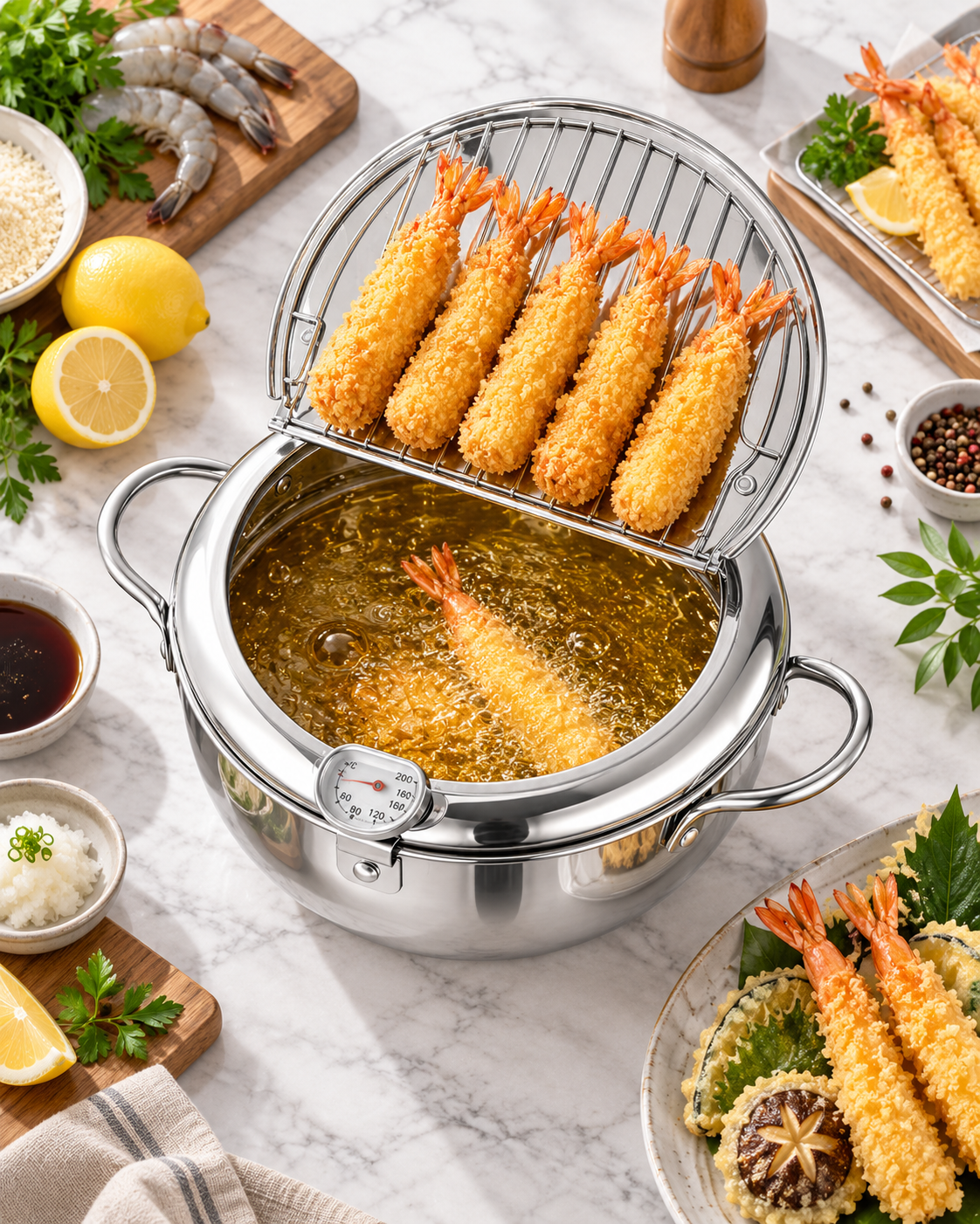 Stainless Steal Tempura Fryer